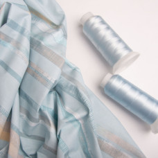 Тканина бязь ранфорс для постільної білизни, бавовна, 130 г/м2, 240 см 7003-01 Штрих бірюза