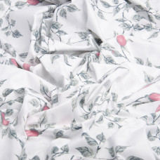 Тканина бязь ранфорс для постільної білизни, бавовна, 130 г/м2, 240 см 10.27889/24 Шипшина рожева