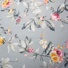 Тканина бязь ранфорс для постільної білизни, бавовна, 130 гр/м2, 240 см 12.27287/1 Клематіс сірий