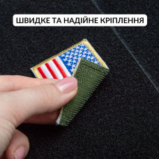 Патч-Борд тактичний 40х60 см для шевронів нашивок і нагород складна панель-стенд з липучкою для колекціонерів і військових