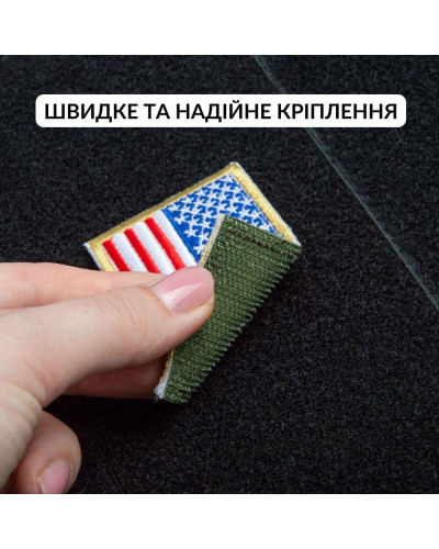 Патч Борд тактичний 40х60 см із 3 патчами для шевронів нашивок і військових нагород, органайзер