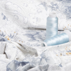 Тканина бязь ранфорс для постільної білизни, бавовна, 130 г/м2, 240 см 12.28856/6 Роуз сіра