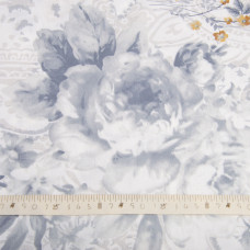 Тканина бязь ранфорс для постільної білизни, бавовна, 130 г/м2, 240 см 12.28856/6 Роуз сіра