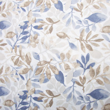 Тканина бязь ранфорс для постільної білизни, бавовна, 130 г/м2, 240 см 11.27809/21 Гілочка синя