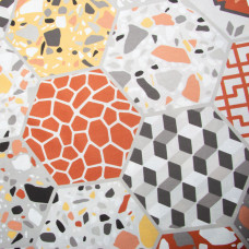 Тканина бязь ранфорс для постільної білизни, бавовна, 130 г/м2, 240 см Соти печворк