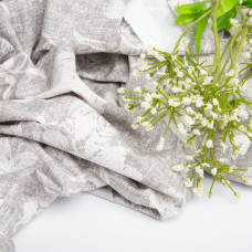 Тканина бязь ранфорс для постільної білизни, бавовна, 130 г/м2, 240 см 3.28997/14 Троянди на коричневому