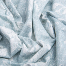 Тканина бязь ранфорс для постільної білизни, бавовна, 130 г/м2, 240 см 3.28997/8 Троянді на т/бірюзовому