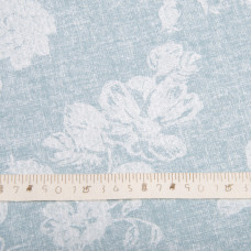 Тканина бязь ранфорс для постільної білизни, бавовна, 130 г/м2, 240 см 3.28997/8 Троянді на т/бірюзовому