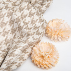 Тканина бязь ранфорс для постільної білизни, бавовна, 130 г/м2, 240 см 4.28656/46 Гусяча лапка коричнева