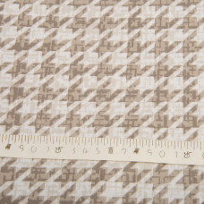 Тканина бязь ранфорс для постільної білизни, бавовна, 130 г/м2, 240 см 4.28656/46 Гусяча лапка коричнева