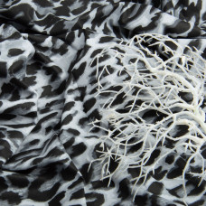 Тканина бязь ранфорс для постільної білизни, бавовна, 130 г/м2, 240 см M05182/9 Лео сіре