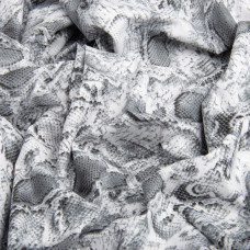 Тканина бязь ранфорс для постільної білизни, бавовна, 130 г/м2, 240 см M03177/1 Snake сіра