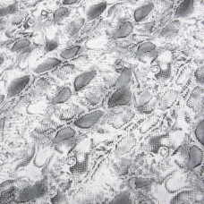 Тканина бязь ранфорс для постільної білизни, бавовна, 130 г/м2, 240 см M03177/1 Snake сіра