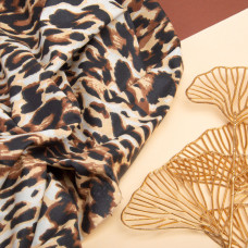 Тканина бязь ранфорс для постільної білизни, бавовна, 130 г/м2, 240 см M05182/8 Лео коричневий