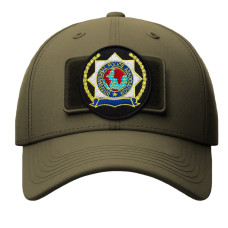 Набір шевронів 2 шт. з липучкою кокарда Police Association Поліція чорний 9,5 см, вишитий патч шеврон нашивка