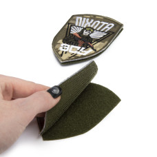 Набір шевронів 2 шт. на липучці Піхота ВСУ піксель 7х9,5 см, вишитий патч шеврон нашивка липучка