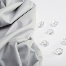 Тканина бязь ранфорс для постільної білизни, бавовна 130 г/м2, 240 см V-134 св/сіра