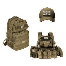 Набір шевронів 2 шт. з липучкою I am your Huckleberry 5x8 см хакі вишитий патч шеврон нашивка