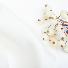 Тканина костюмна однотонна, 150 см, 282 г/м2, для одягу, суконь, костюмів, спідниць молоко 1003