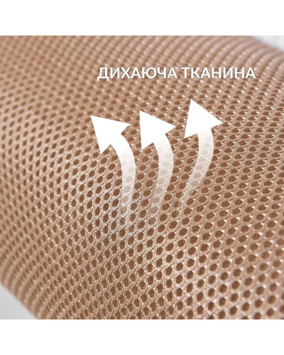 Подушка ортопедична з наволочкою Гречаний Комфорт IDEIA 50х70 см із валиком для підтримки шиї з лухою