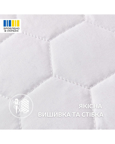 Подушка ортопедична з наволочкою Гречаний Комфорт IDEIA 50х70 см із валиком для підтримки шиї з лухою