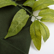 Тканина Кашкорсе IDEIA трикотажне полотно, 130 см, 300 г/м2, бавовна, рубчик, для манжетів, горловин, низ світшотів, темна хакі