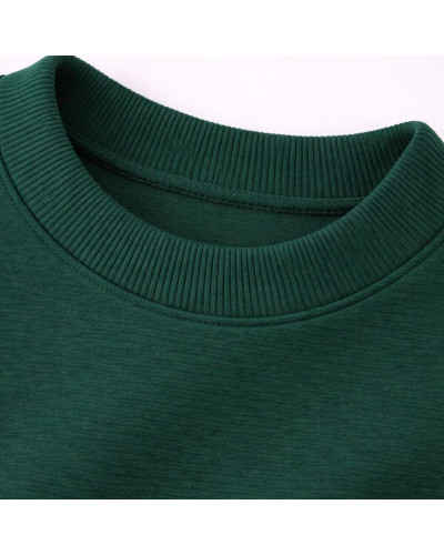 Тканина Кашкорсе IDEIA трикотажне полотно, 130 см, 300 г/м2, бавовна, рубчик, для манжетів, горловин, низ світшотів, смарагд