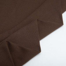 Тканина трикотажне полотно Кашкорсе, 130 см, 300 г/м2, бавовна т/коричневий
