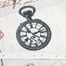 Тканина рушникова вафельна Годинник