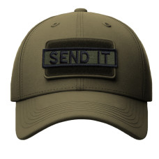 Набір шевронів 2 шт. з липучкою Send it 10x2,5 см вишитий патч шеврон нашивка