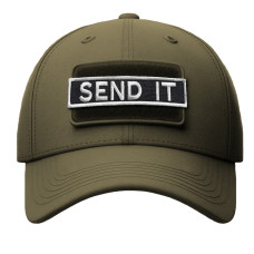 Набір шевронів 2 шт. з липучкою Send it 10x2,5 см вишитий патч шеврон нашивка