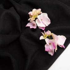 Тканина пальтова СН-137, 150 см, 400 г/м2, щільна тканина для верхнього одягу, пальто та курток V-1001 чорна