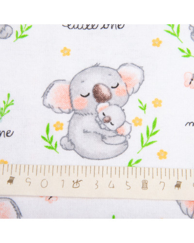 Тканина фланель бавовна, 180 см, 155 г/м2, дитячий принт 10-0668 GREY, м'яка тканина для постільної білизни