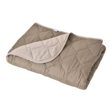 Покривало CUBE двостороннє TM IDEIA 100х135 см сірий/беж