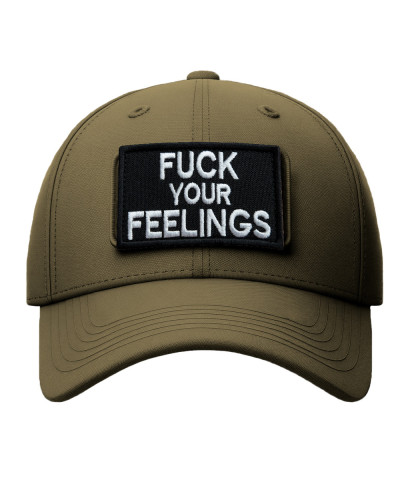 Набір шевронів 2 шт. з липучкою Fuck Your Feelings 5х8 см, вишита патч нашивка, шеврон