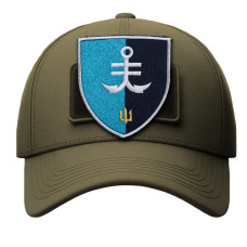 Набір шевронів 2 шт. на липучці 35 ОБрМП 8,6х10 см вишитий патч нашивка шеврон