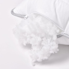 Набір подушок 2 шт 50х70 см IDEIA LINE антиалергенне волокно з блискавкою біла, холофайбер