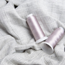 Тканина Муслін бавовна 3х шарова, 245 см, 210 гр/м2 сіра смуга, бавовняна, натуральна бавовна, жата