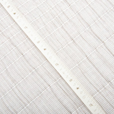 ТТканина Муслін 3-х шаровий, ширина 245 см, щіл 210 г/м, бежевий у смужку, натуральна бавовна, жатий матеріал