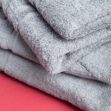 Рушник махровий 70х140 см Версаче IDEIA, щільність 500 г/м2, банний, натуральна бавовна, темно-сірий