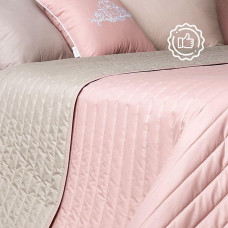 Покривало на ліжко 240х260 см Люкс IDEIA двостороннє, міцне стьобання тканини, антиалергенне волоконо