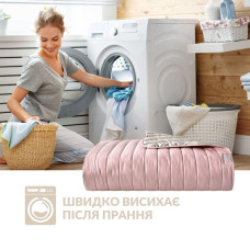 Покривало на ліжко 240х260 см Люкс IDEIA двостороннє, міцне стьобання тканини, антиалергенне волоконо