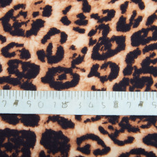 Тканина для одягу Атлас шовк з малюнком, 145 см, 90 г/м2, ніжна, легка тканина Леонсія