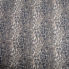 Тканина для одягу Атлас шовк з малюнком, 145 см, 90 г/м2, ніжна, легка тканина Ліона коричнева