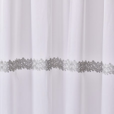 Тканина тюль з вишивкою, 320 см, 66 г/м2 V-gri