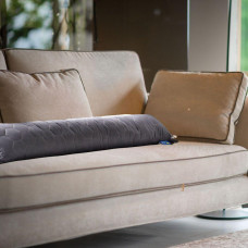 Подушка валик 15х90 см декоративна IDEIA утеплювач для вікон і дверей антиалергенна графіт