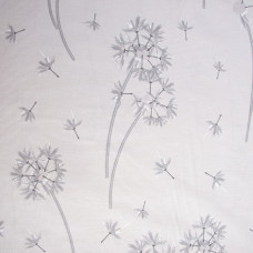 Тканина бязь ранфорс для постільної білизни, бавовна, 130 г/м2, 240 см 7.28087/2 Кульбаби сіра