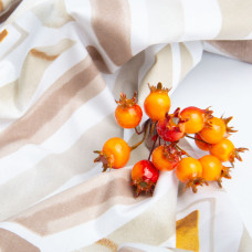 Тканина бязь ранфорс для постільної білизни, бавовна, 130 г/м2, 240 см 8.28411/7 Ромб беж