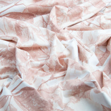 Тканина бязь ранфорс для постільної білизни, бавовна, 130 г/м2, 240 см 5,28729/53 Модрина беж/пудра