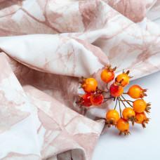 Тканина бязь ранфорс для постільної білизни, бавовна, 130 г/м2, 240 см 5,28729/53 Модрина беж/пудра